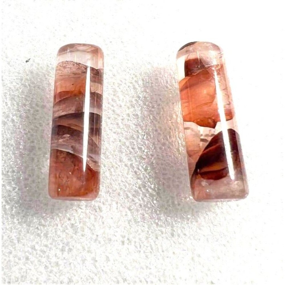 Beautiful Fire Quartz Mini Cylinders